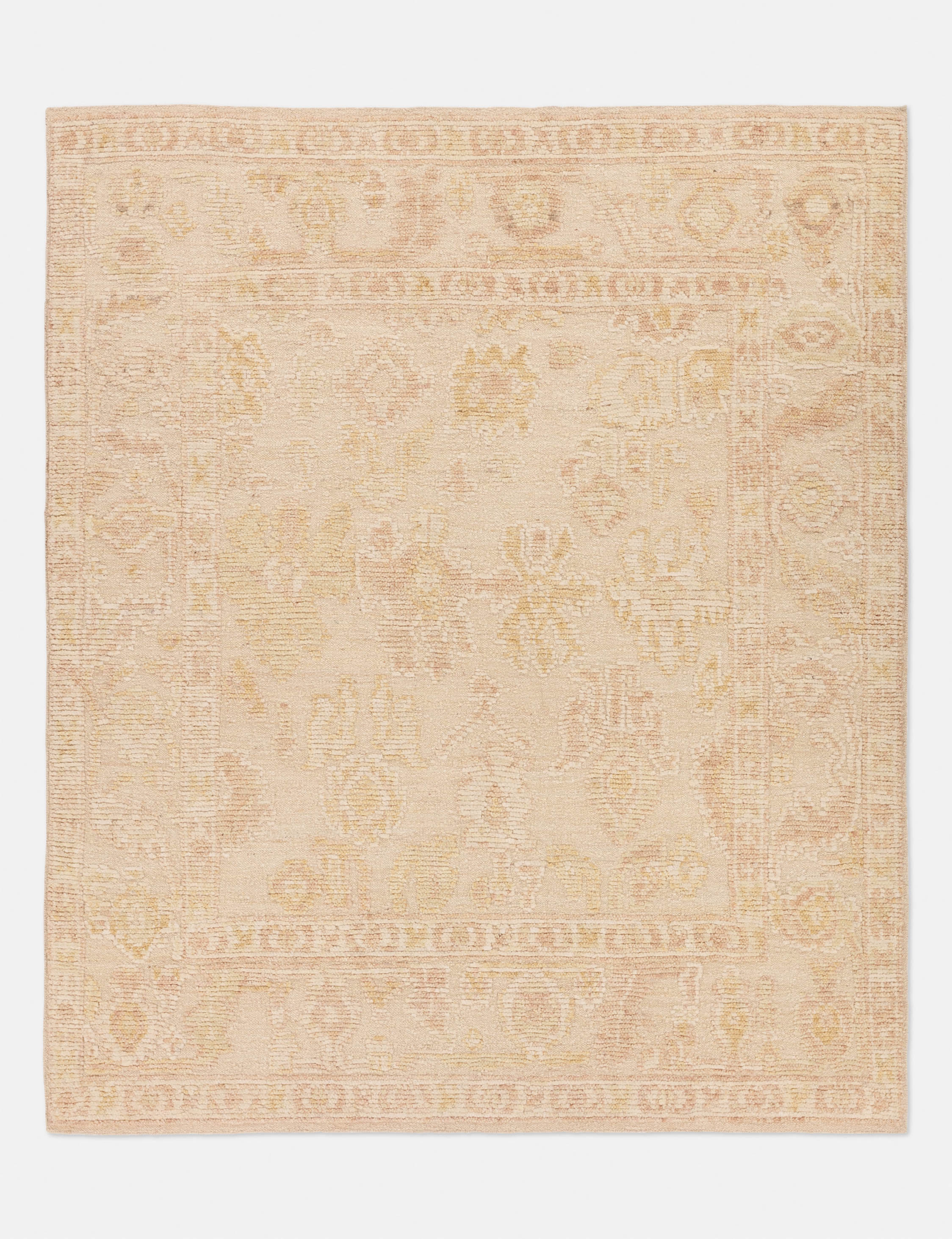 Friedman Hand-Knotted Wool Rugmodern color block patchwork rug