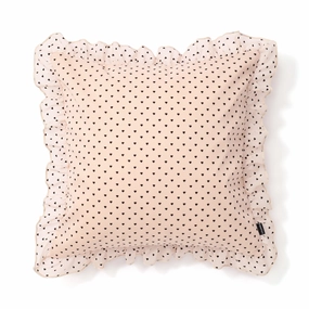 Frill Heart Cushion Cover 450 X 450 Light Pinkbedding sets ,throw blankets 