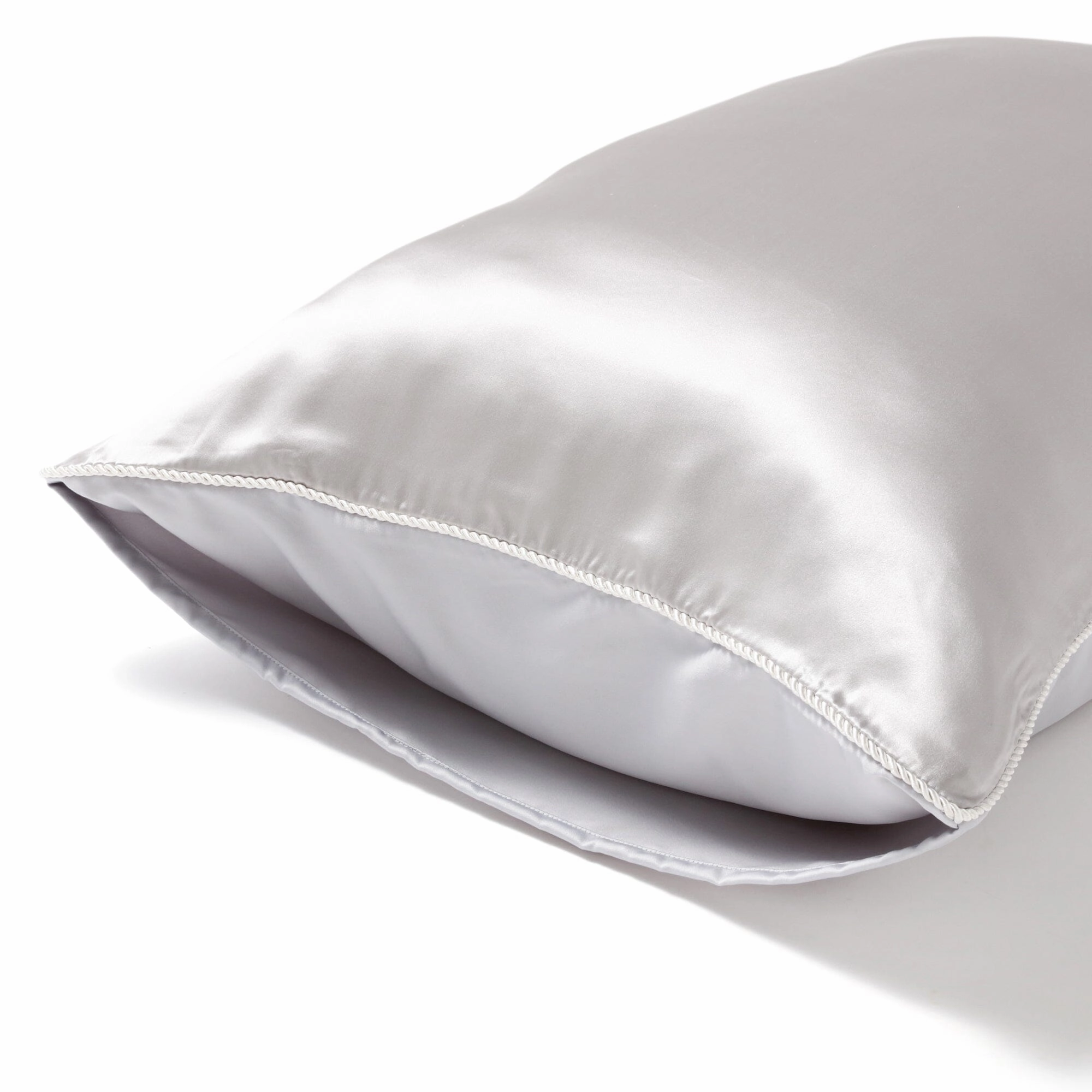 Front Silk Pillow Case 500 X 700 Gray