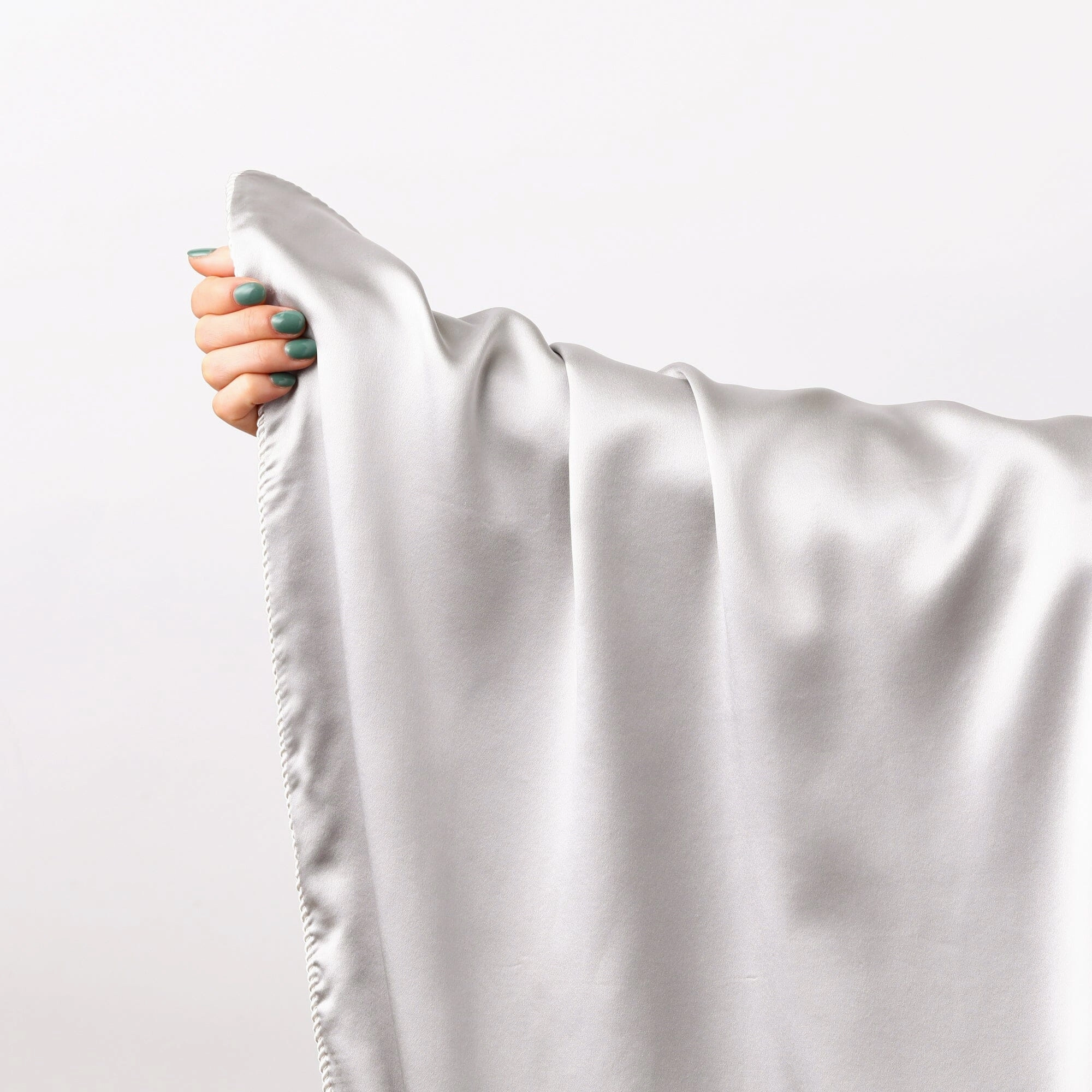 Front Silk Pillow Case 500 X 700 Gray