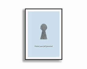 Full potential, unlocked 4modern abstract painting decor