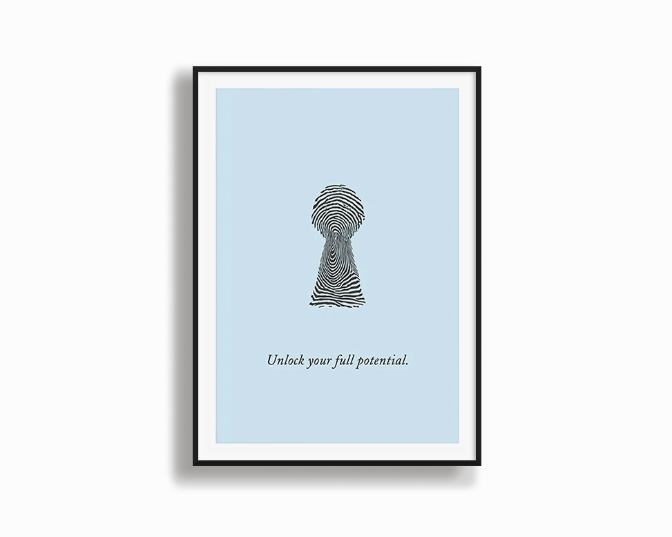 Full potential, unlocked 4modern abstract painting decor