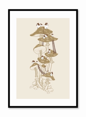 Funghi Town, Posterpop culture themed posters