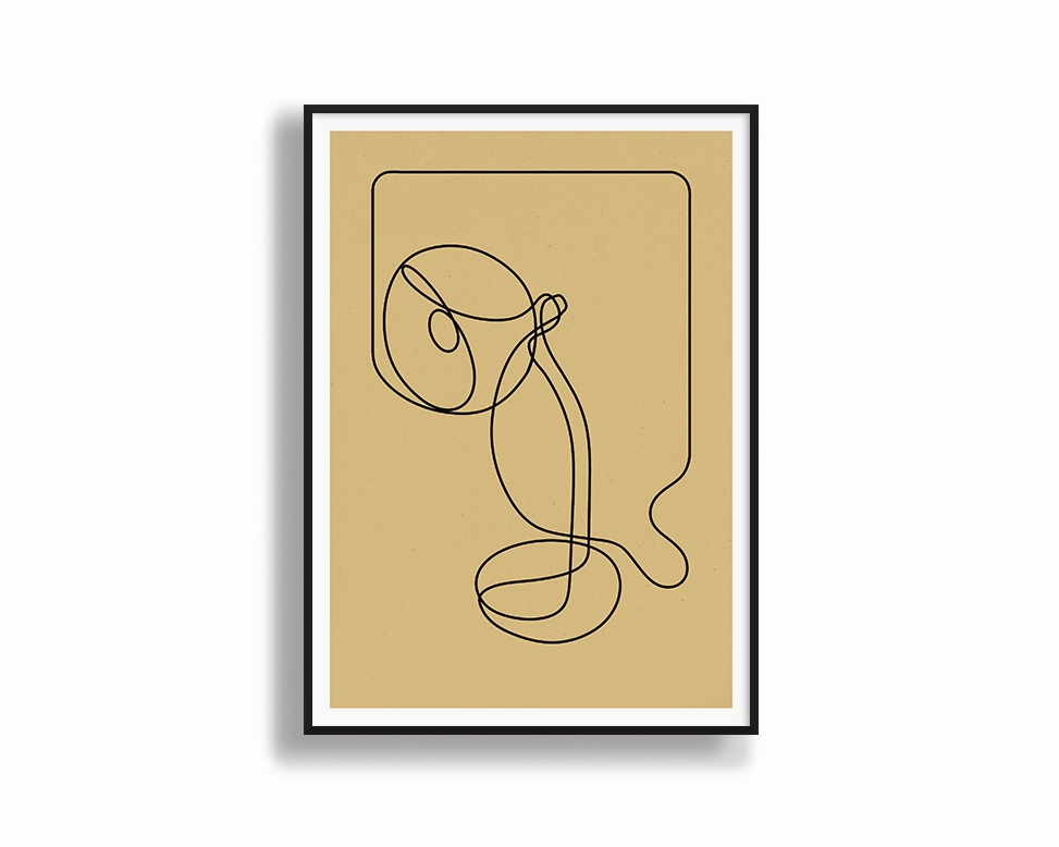 Funky Lampnordic style wall decor