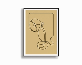 Funky Lampnordic style wall decor