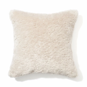 Fur AD Cushion Cover 450 X 450 Beigebedding sets ,throw blankets 