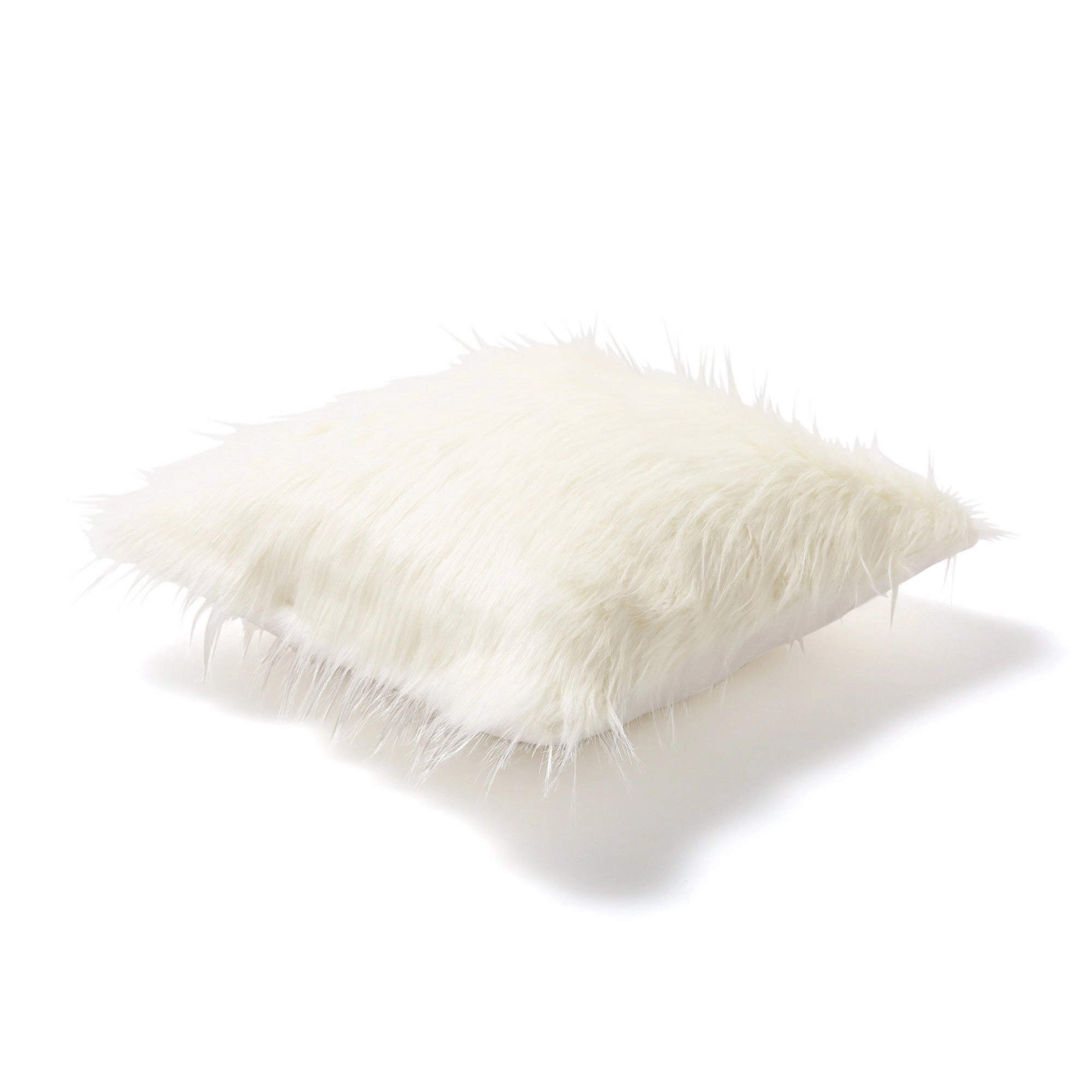 Fur H Cushion Cover 450 X 450 White
