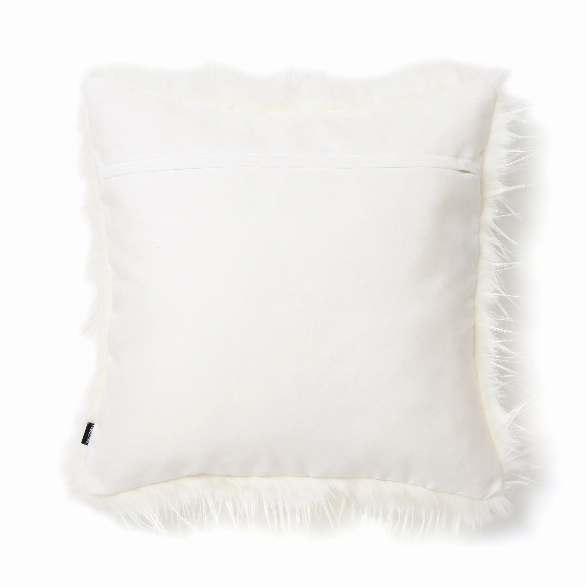 Fur H Cushion Cover 450 X 450 White