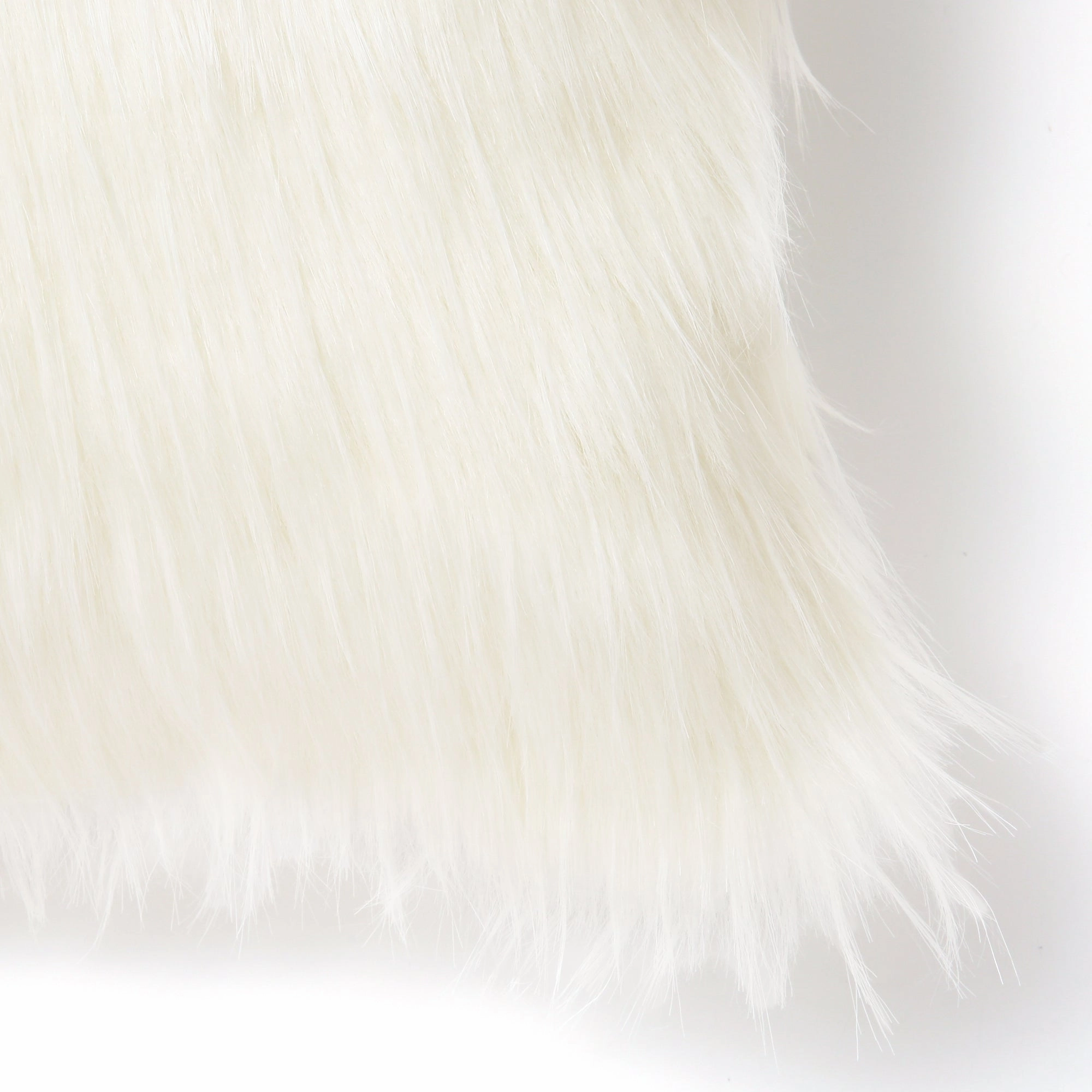 Fur H Cushion Cover 450 X 450 White