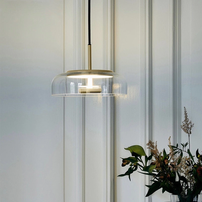 Future Deco Brass and Glass Ceiling Lighttable lamp,smart table lamp