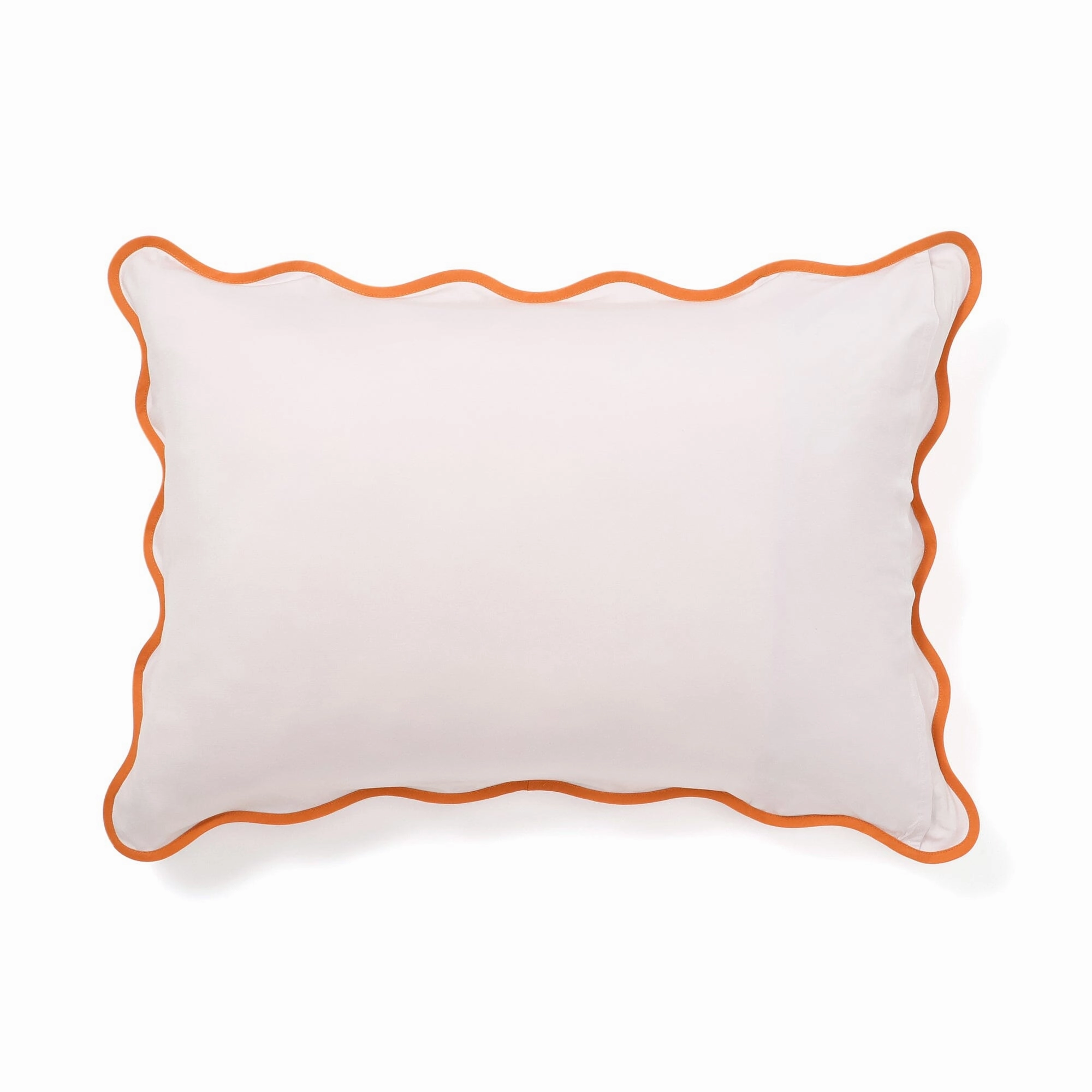 Fuwaro Cooling Pillow Cover Bicolor Wave 700 X 500 Pink X Orangebedding sets ,throw blankets 