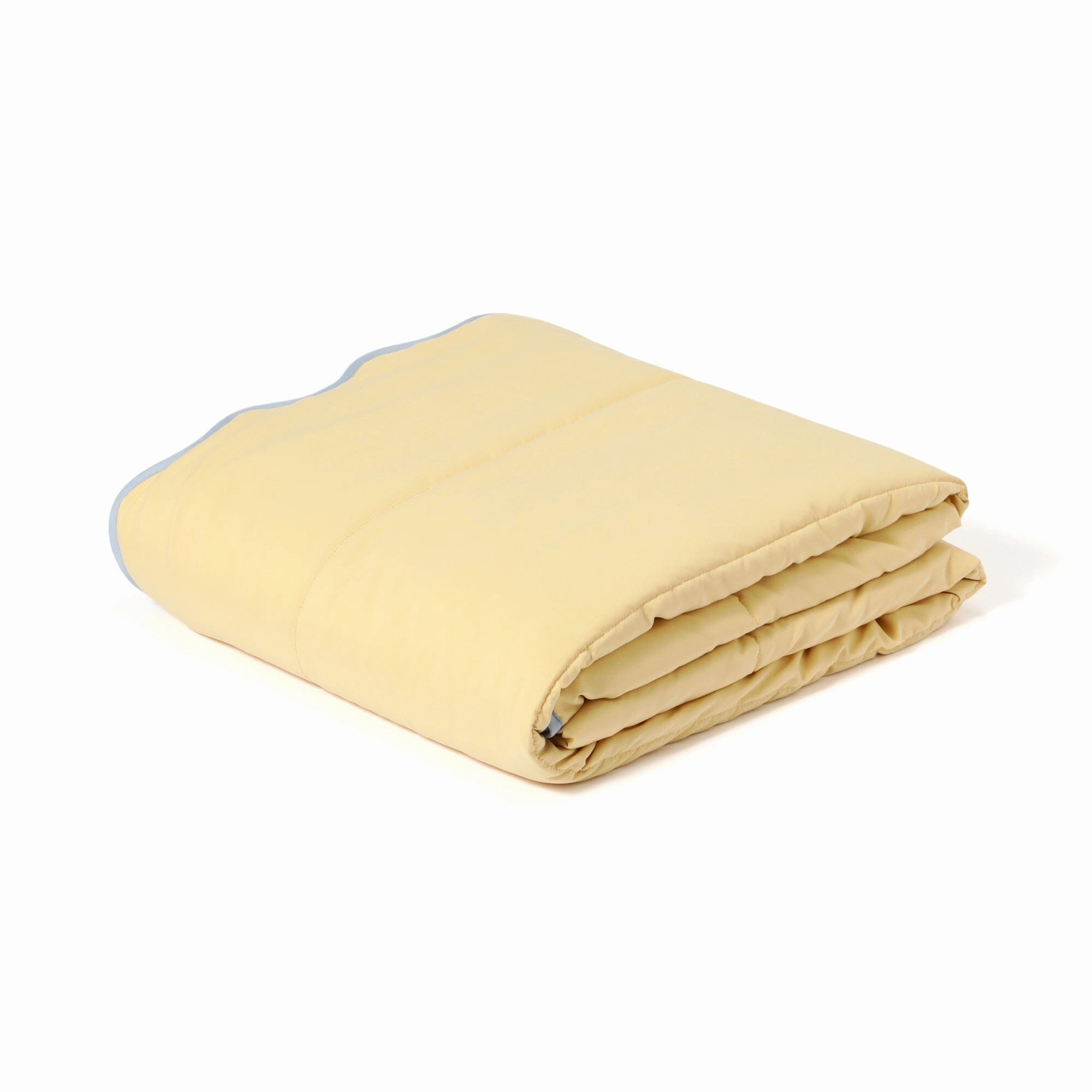 Fuwaro Cooling Quilt Bicolor Wave Single Yellow X Blue