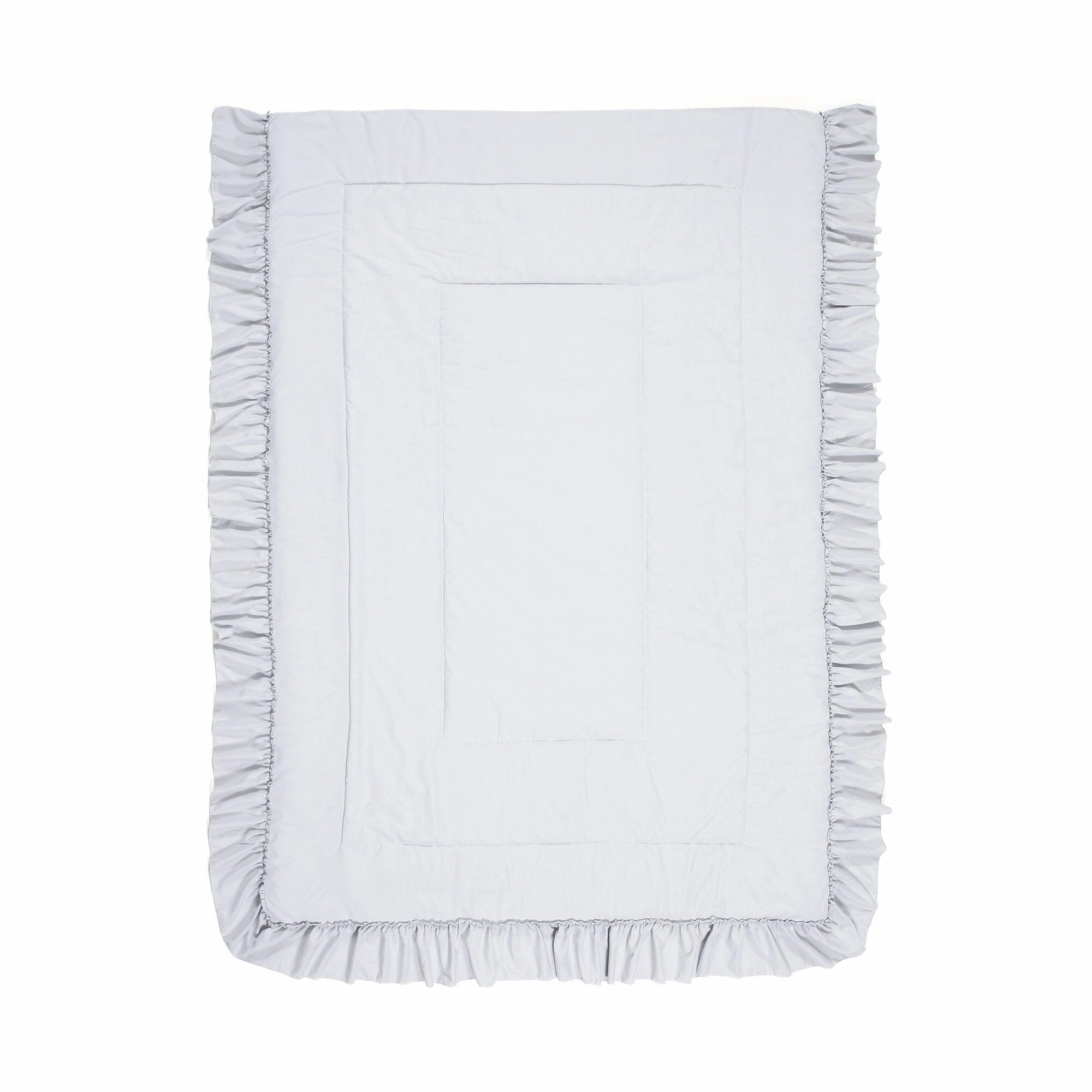 Fuwaro Cooling Quilt  Frill Double Grey