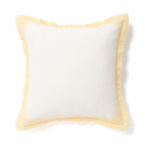 Gardation Fringe Cushion Cover 450 X 450 Yellowbedding sets ,throw blankets 