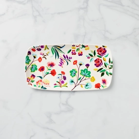 Garden Floral Hors d'Oeuvres Traymultipurpose serving tray