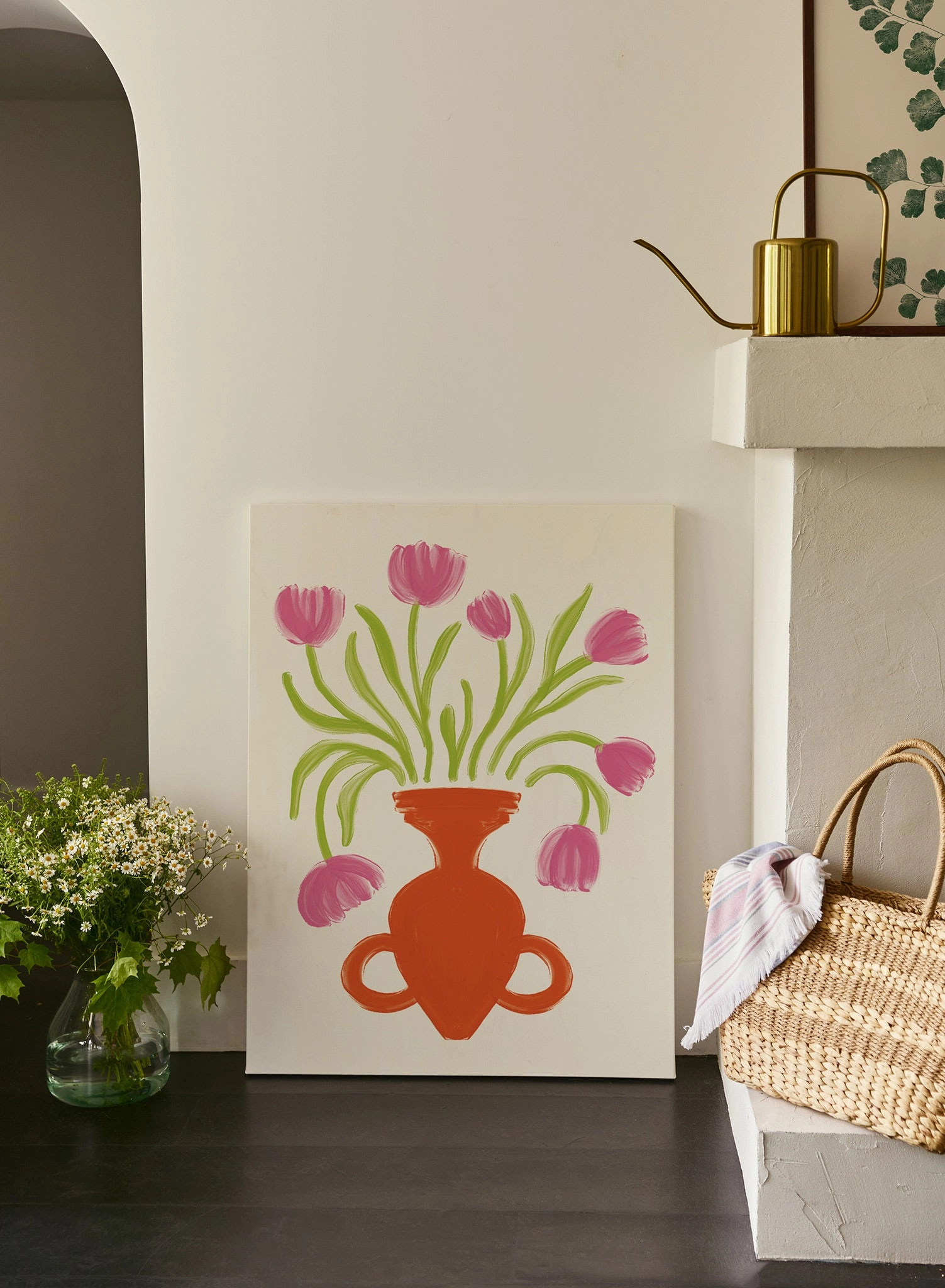 Garden Jewels in Pink, Poster