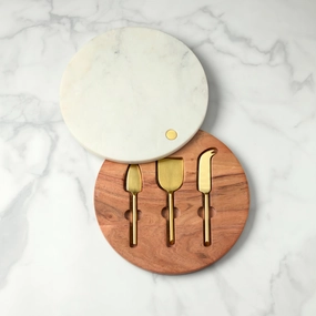Garnet Swivel Serving Board & Cheese Serving Setmodern kitchen decor ,kitchen dinner set ,dinnerware 