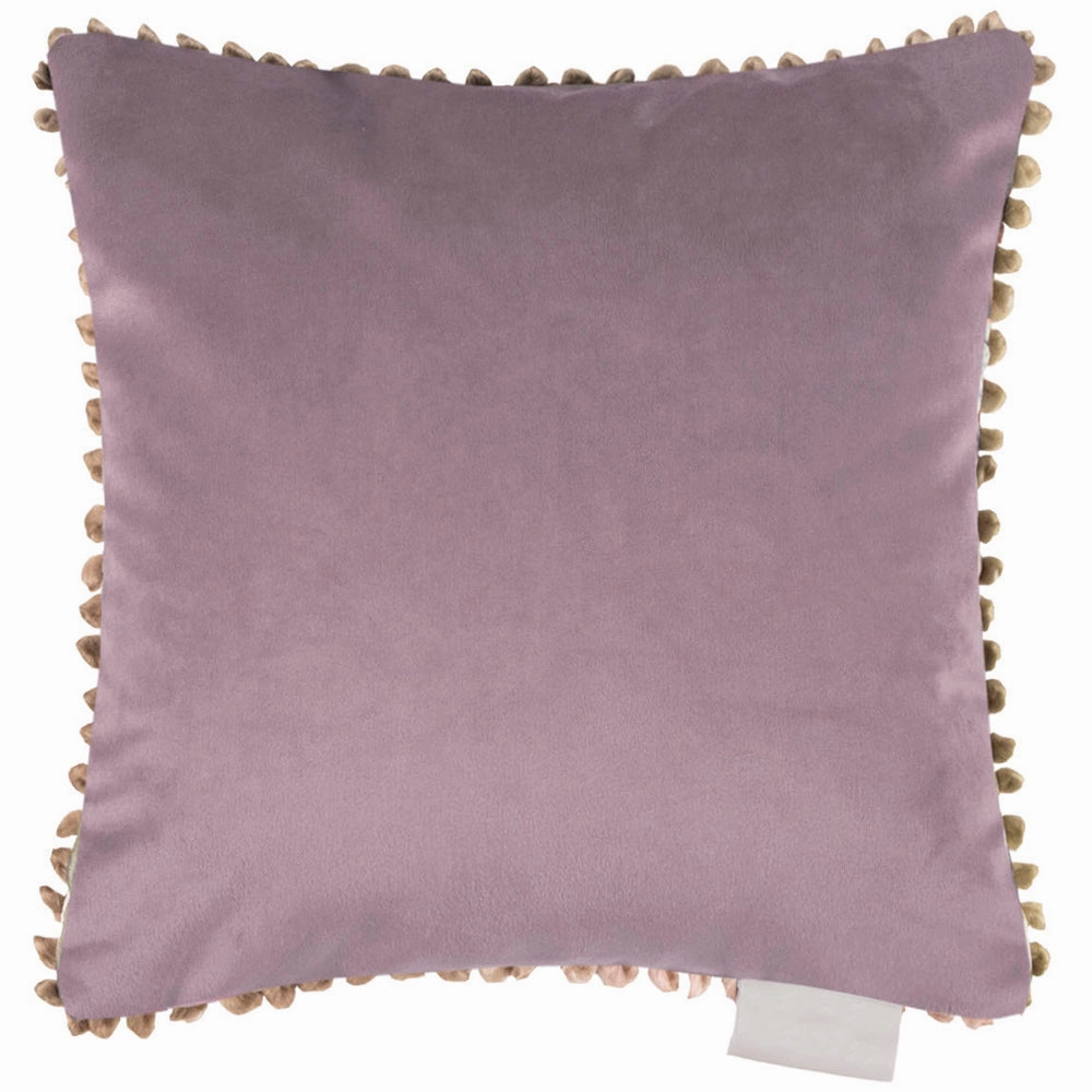 Garuda Printed Feather Cushion Amethyst