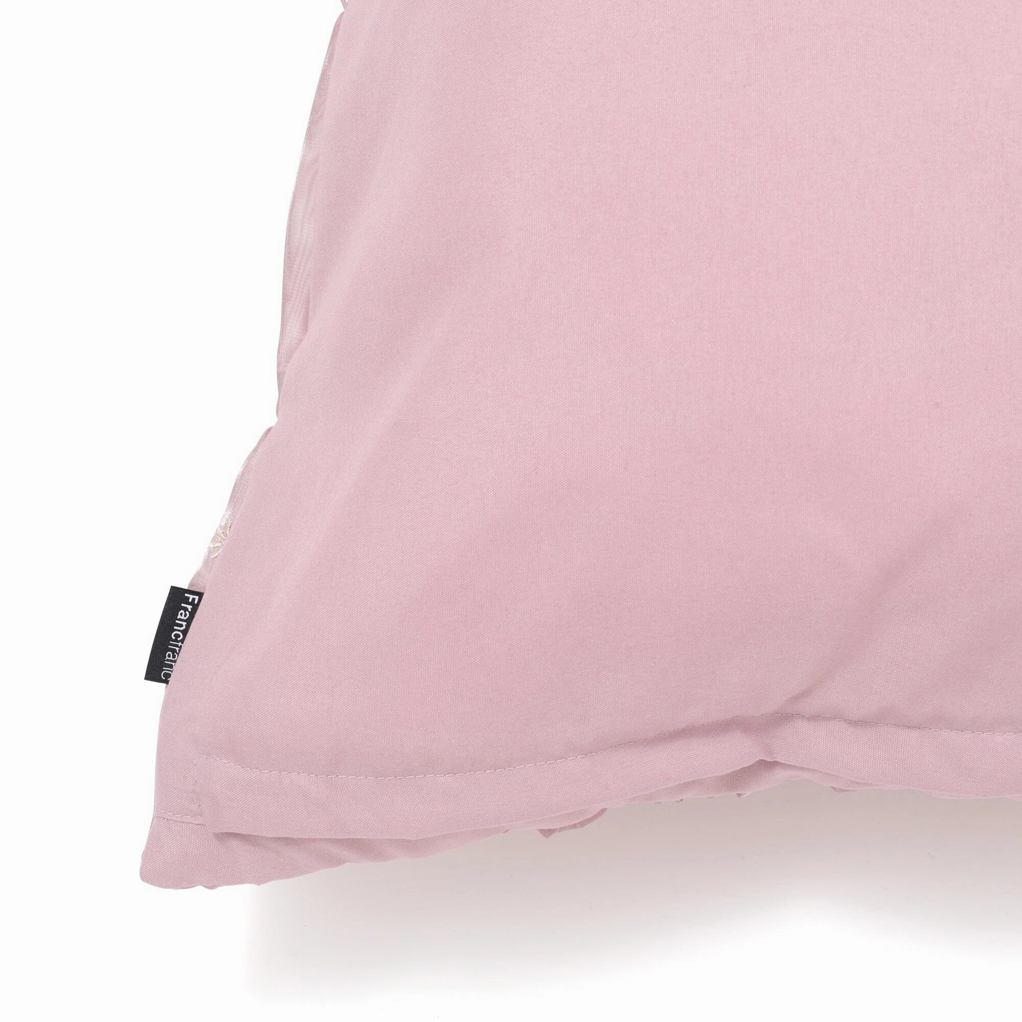 Gather Emb Flower Cushion Cover 450 X 450 Purple