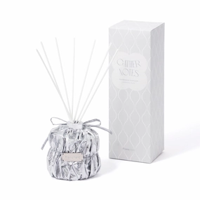 Gather Notes Fragrance Diffuser Silver (WARMING MUSK)decorative vase ,Modern Ceramic Vase for Home Decoration 