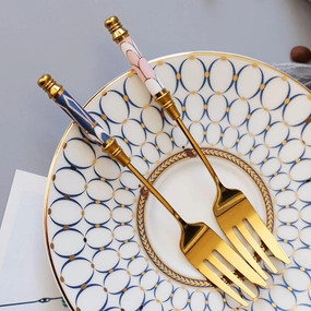 Gatsby Elegant Modern Dessert Forks - Set of 4modern kitchen decor ,kitchen dinner set ,dinnerware 