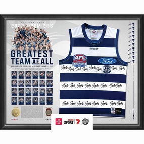 GEELONG CATS 2022 PREMIERS TEAM SIGNED GUERNSEYhandmade souvenirs