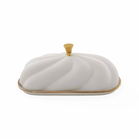 Geneva Butter Dishmodern kitchen decor ,kitchen dinner set ,dinnerware 