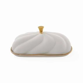 Geneva Butter Dishmodern kitchen decor ,kitchen dinner set ,dinnerware 