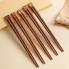 Geometry Japanese Style Wooden Chopsticksmodern kitchen decor ,kitchen dinner set ,dinnerware 