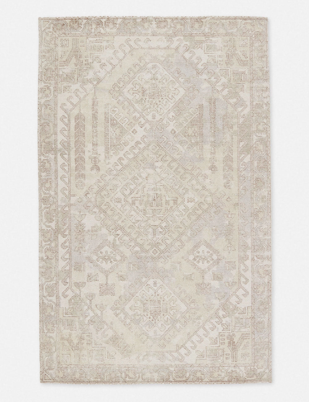 Geraldine Handwoven Rugmodern color block patchwork rug