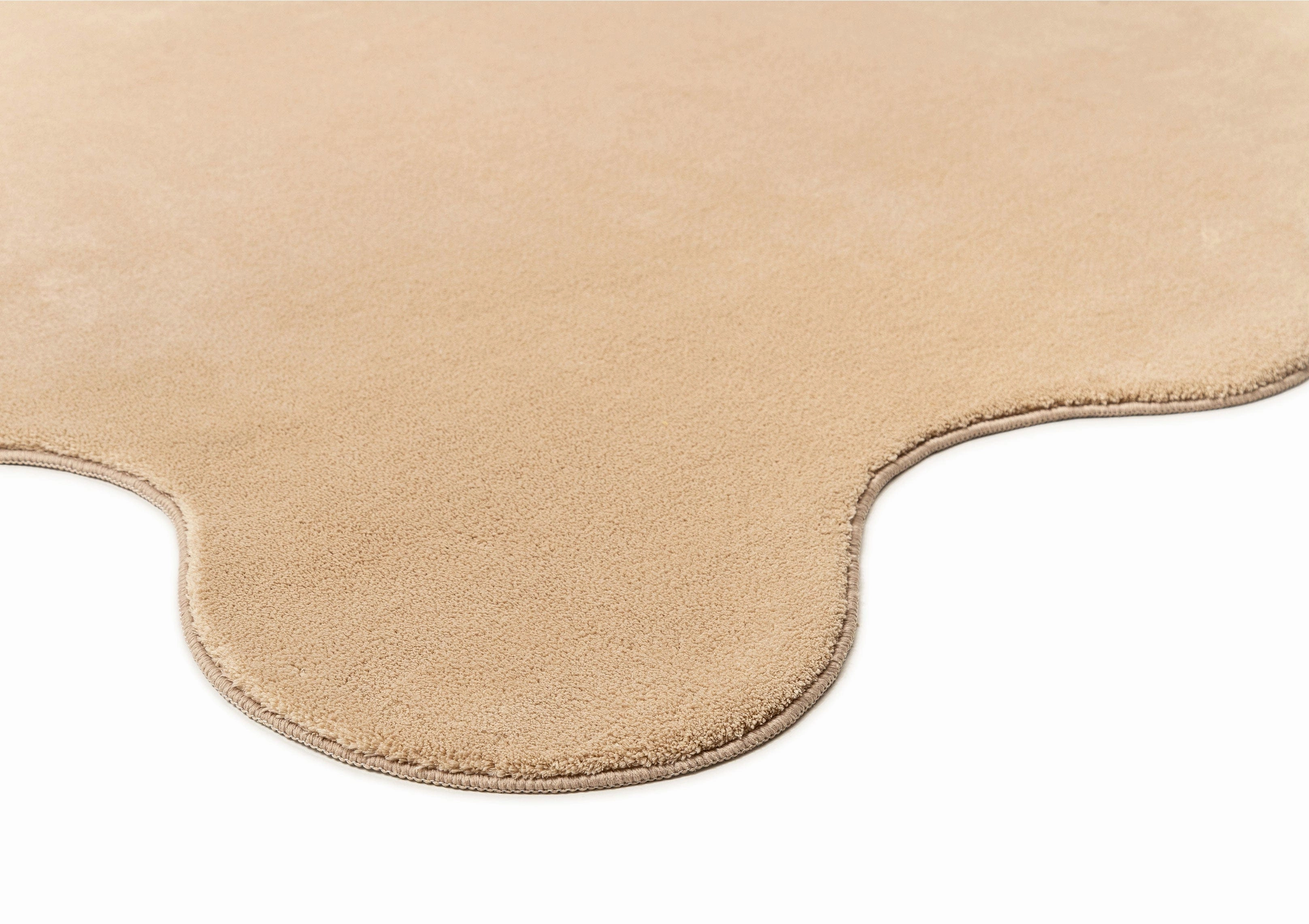 Gerri Brown Scallop Washable Rug