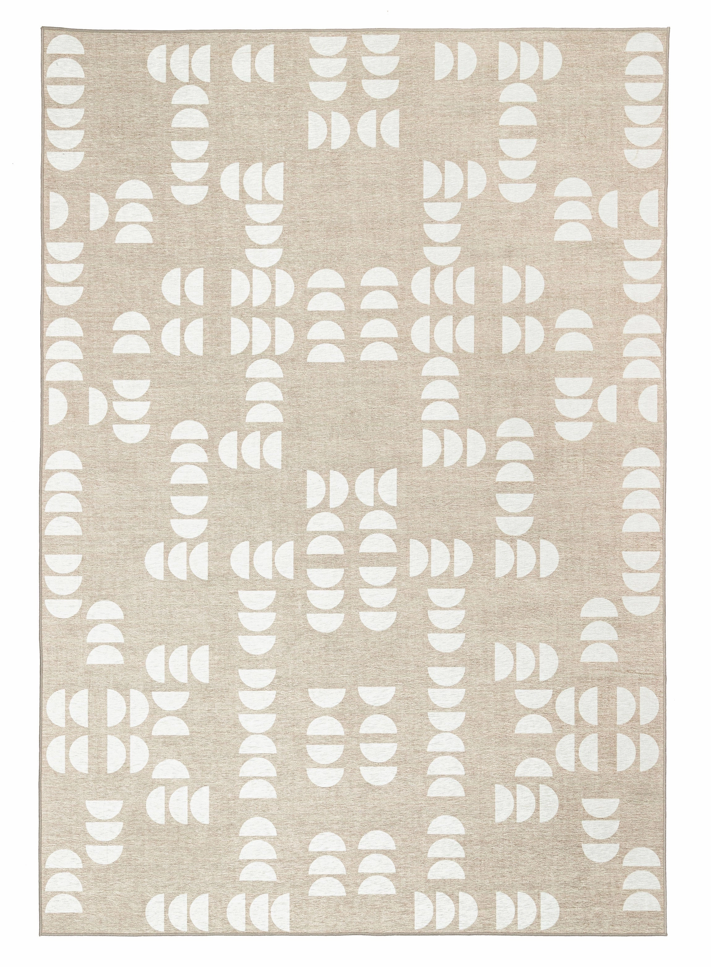 Gianna Beige Ivory Indoor Outdoor Washable Rugmodern color block patchwork rug