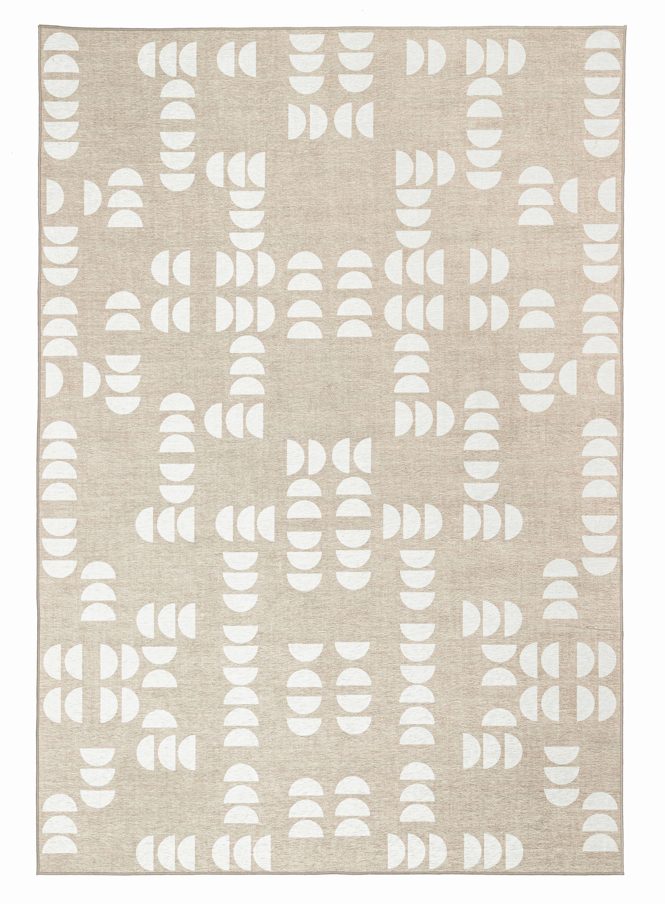 Gianna Beige Ivory Indoor Outdoor Washable Rugmodern color block patchwork rug