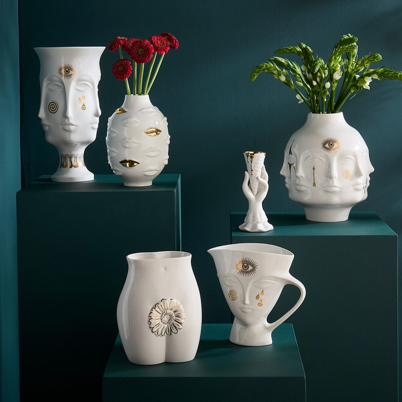 Gilded Dora Maar Large Vase