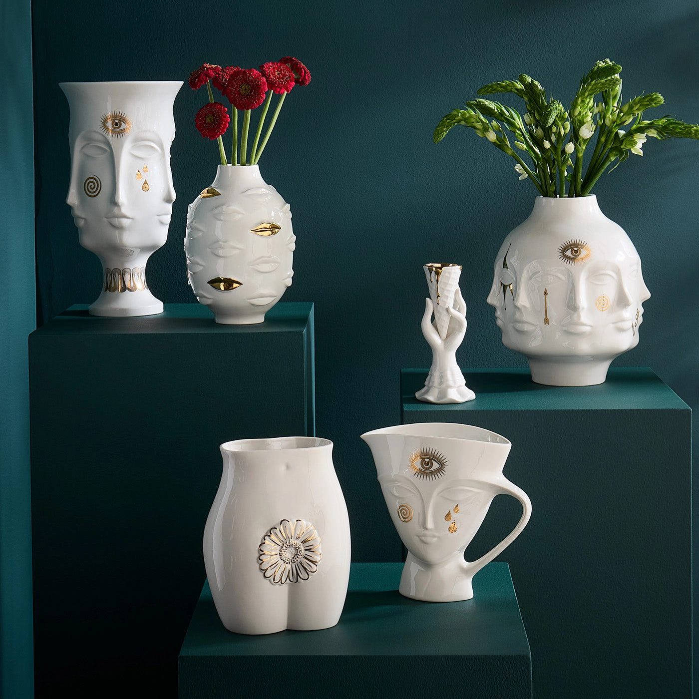 Gilded Dora Maar Large Vase