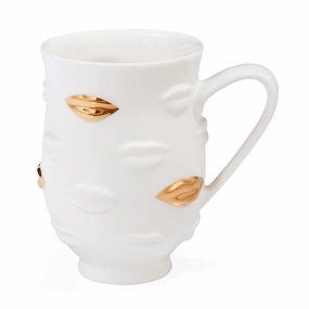 Gilded Gala Mughandmade ceramic dinnerware set