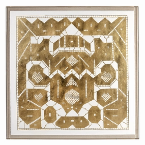 Gilded Lacenordic style wall decor