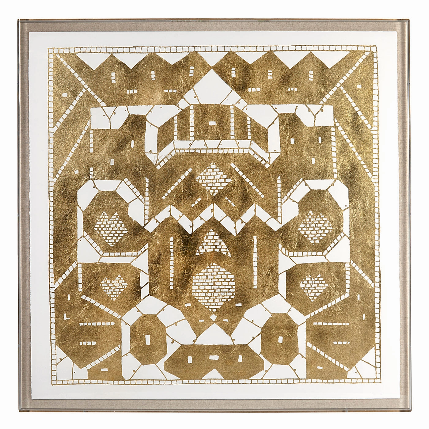 Gilded Lacenordic style wall decor
