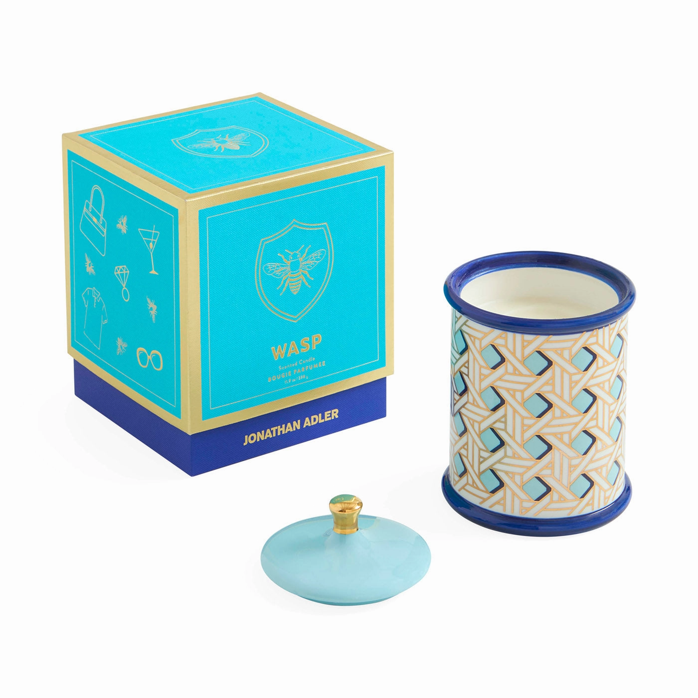 Gilded Wasp Candle