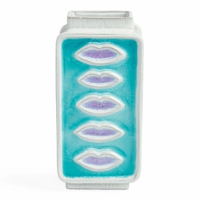 Glass Menagerie Lips Vasehandmade ceramic dinnerware set
