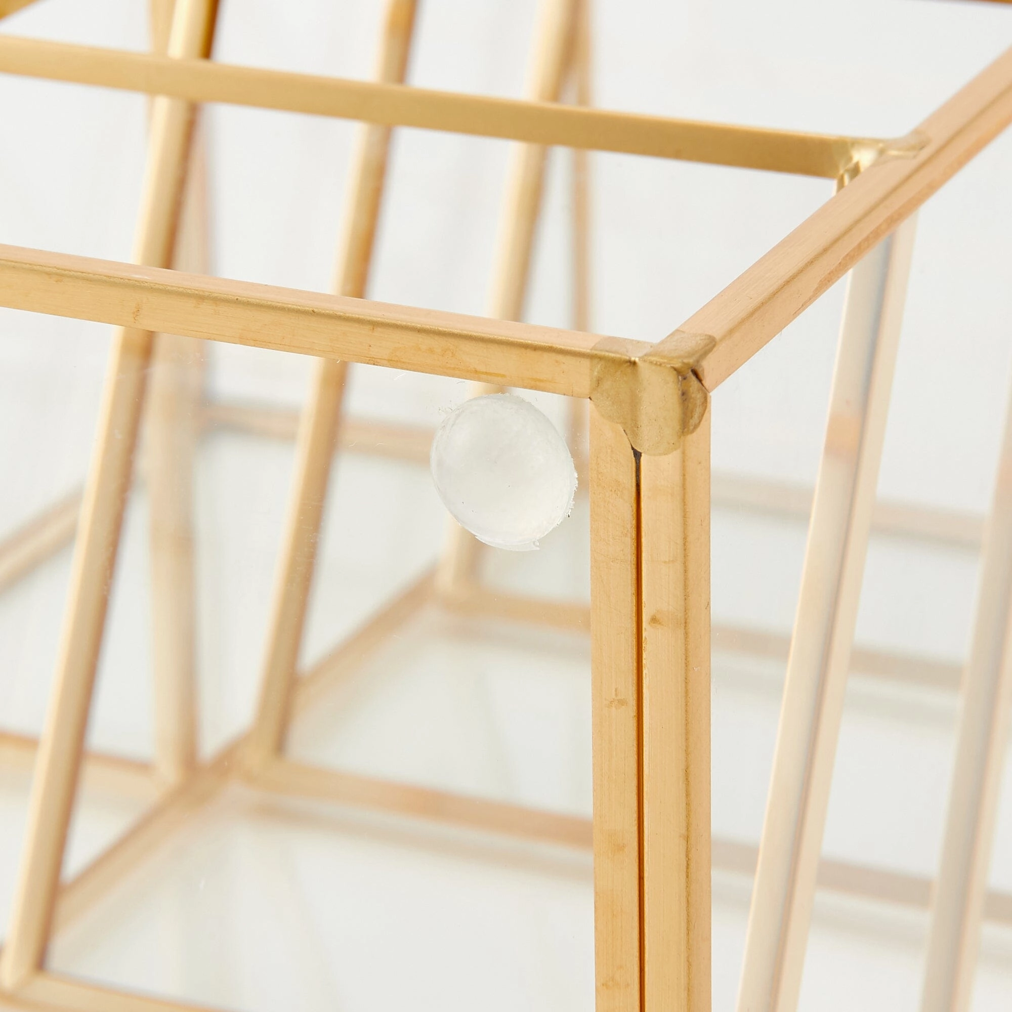 Glass Organizer Brush Holder