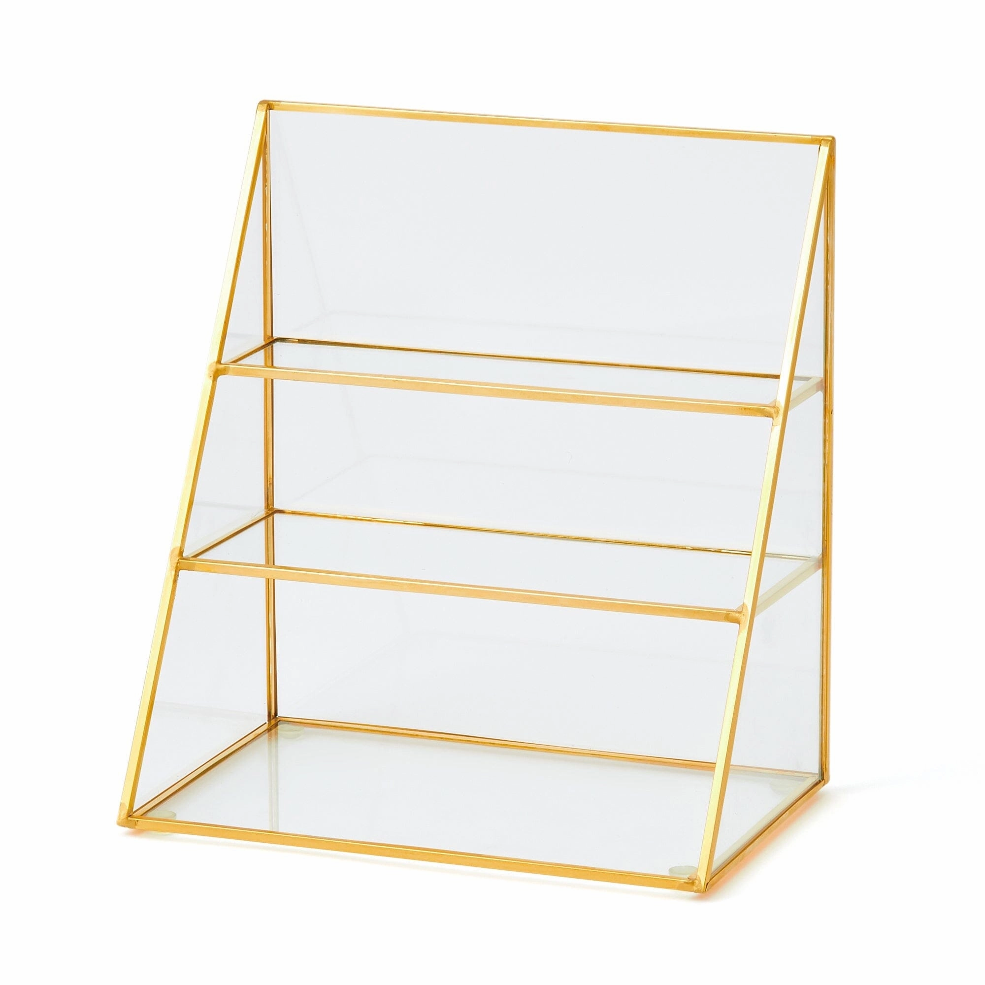 Glass Organizer Standdecorative storage box ,stackable storage box 