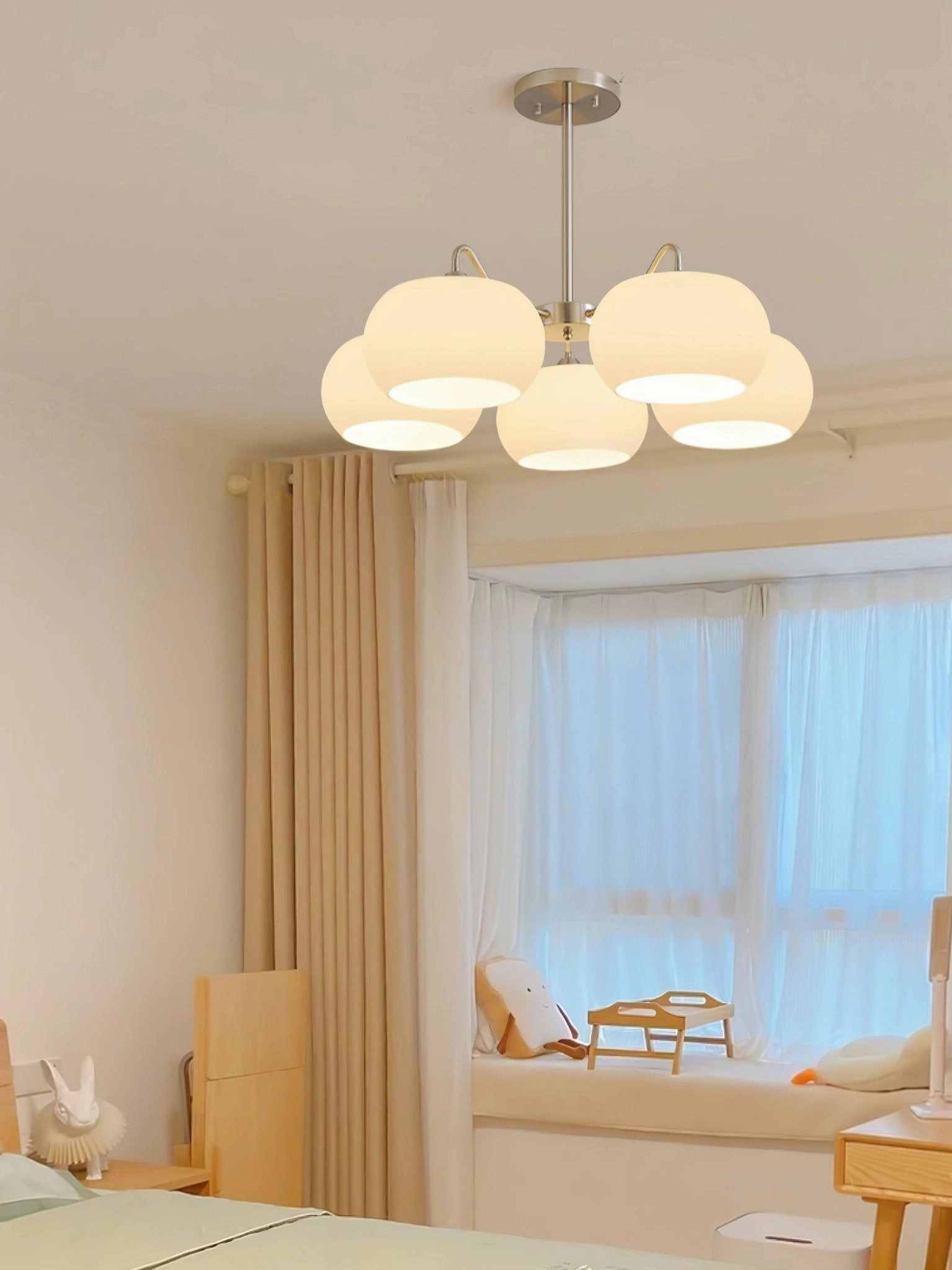 Glass Persimmon Chandelier