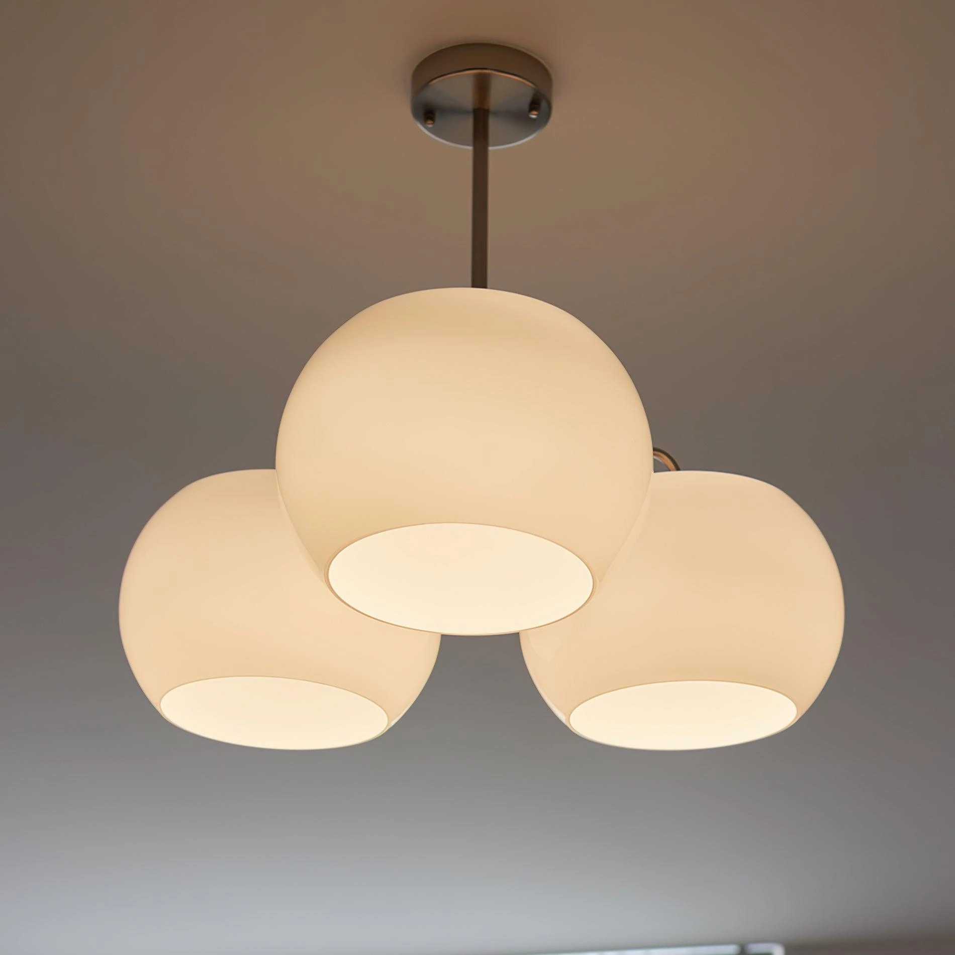 Glass Persimmon Chandelier