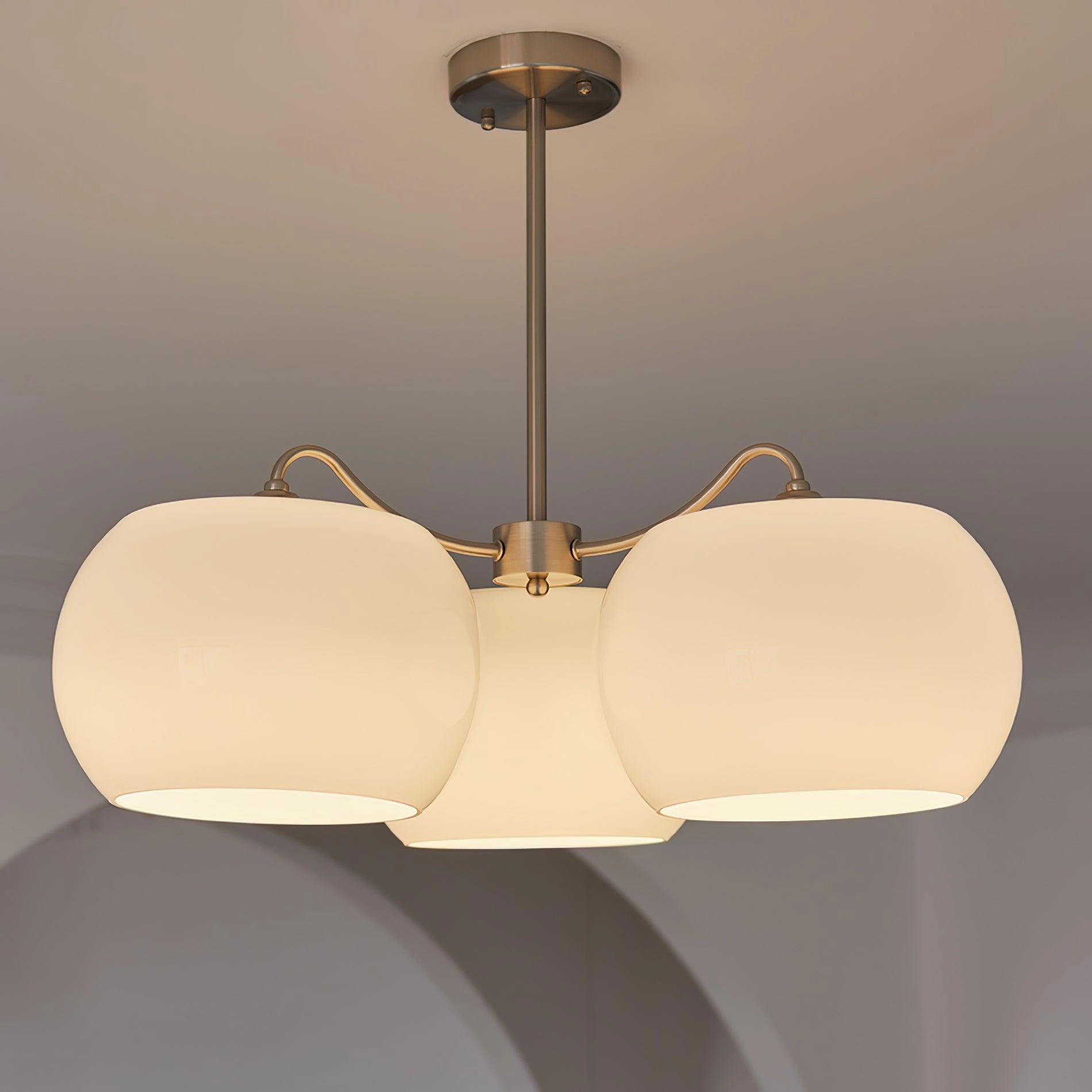 Glass Persimmon Chandelier