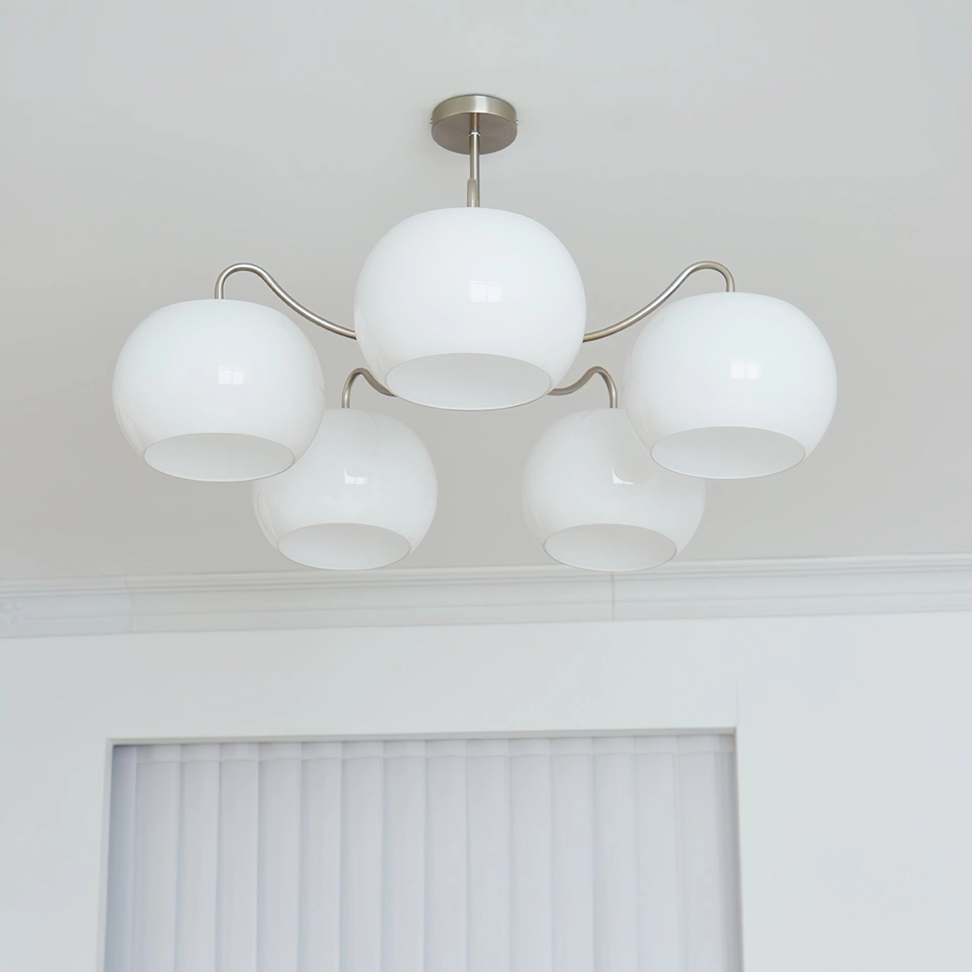 Glass Persimmon Chandelier