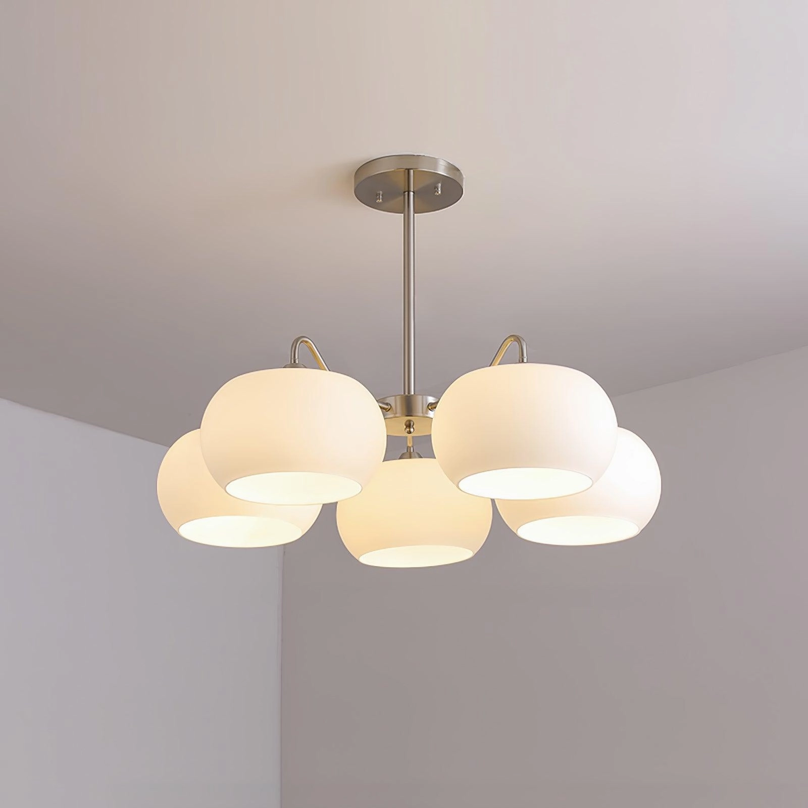 Glass Persimmon Chandelier