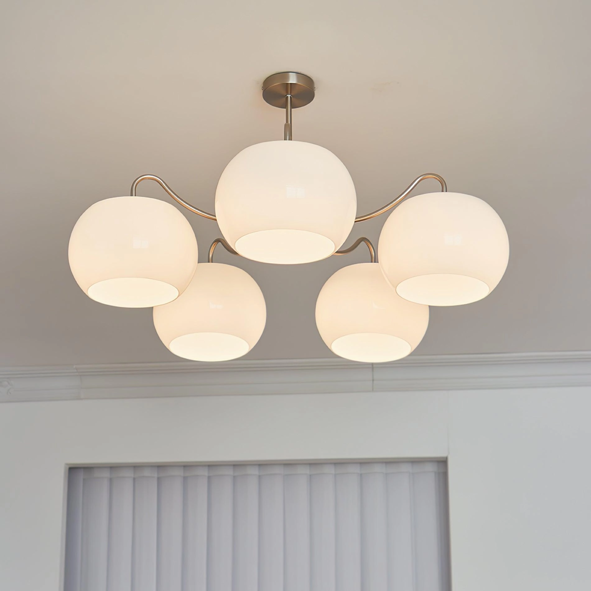Glass Persimmon Chandelier