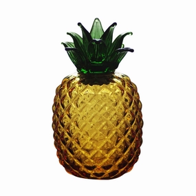 Glass Pineapple Containershome decoration ,modern home decor 