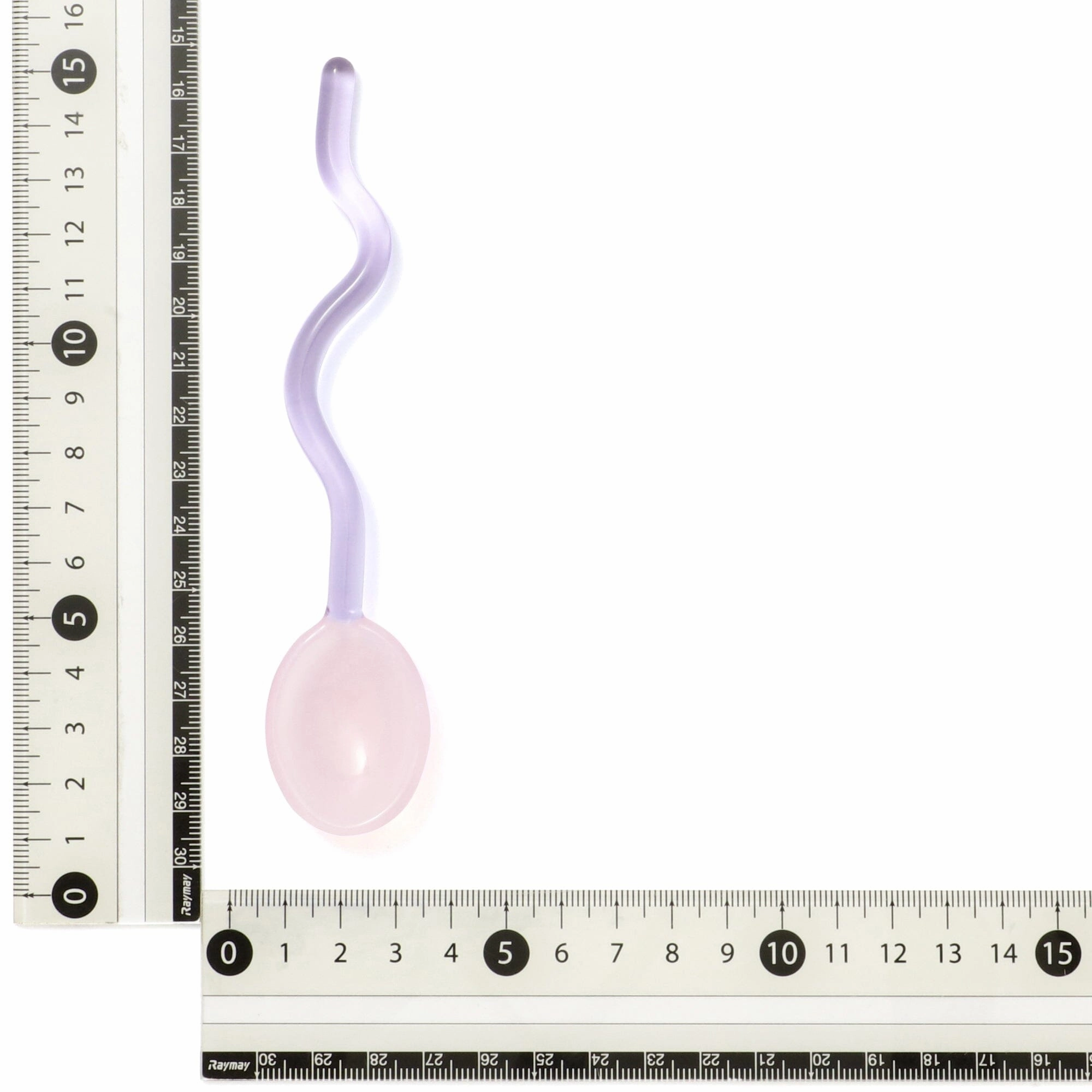 Glass Spoon Muddler Pink X Purple